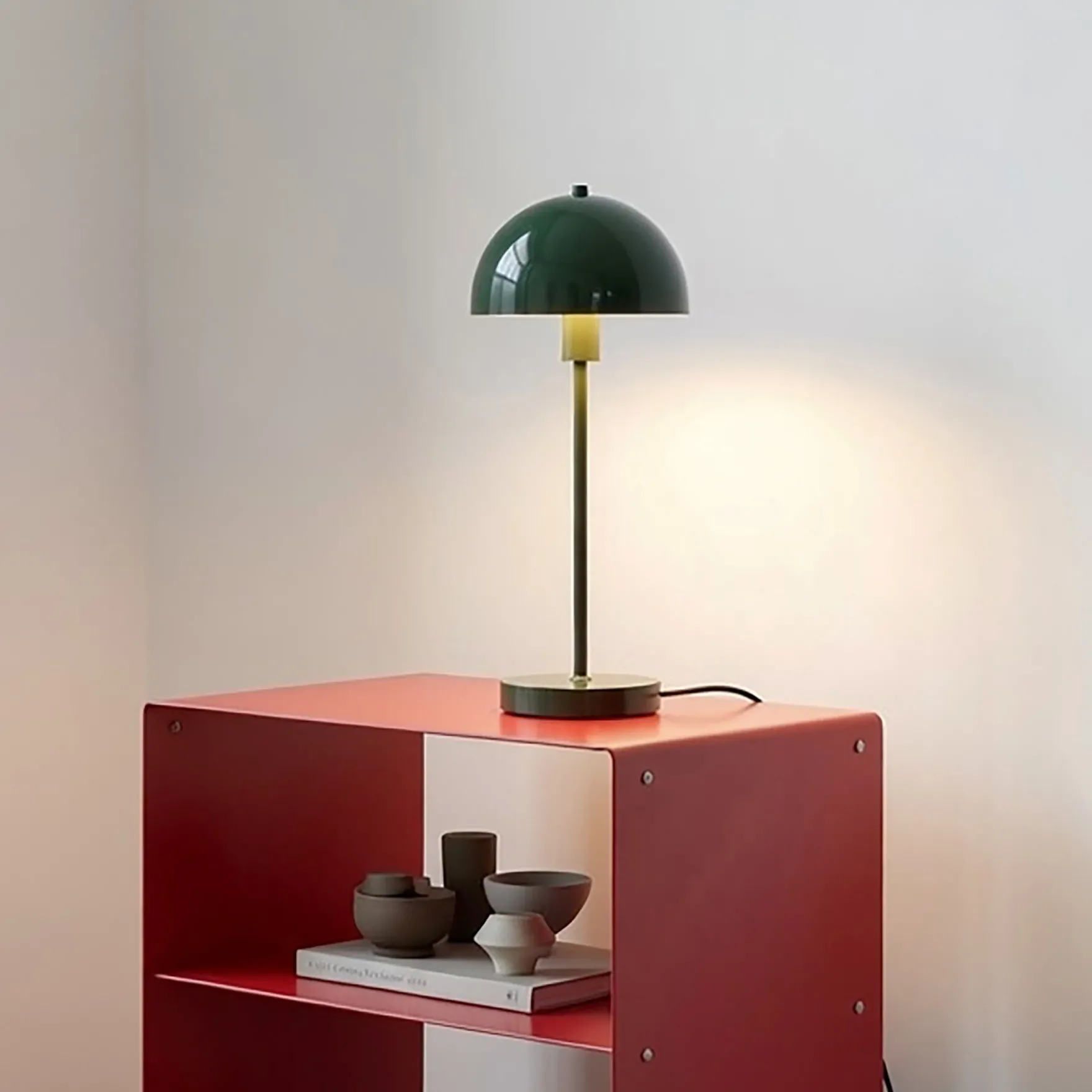 Vienda bordlampe oak leaf green