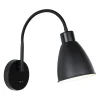 Vince vegglampe sort