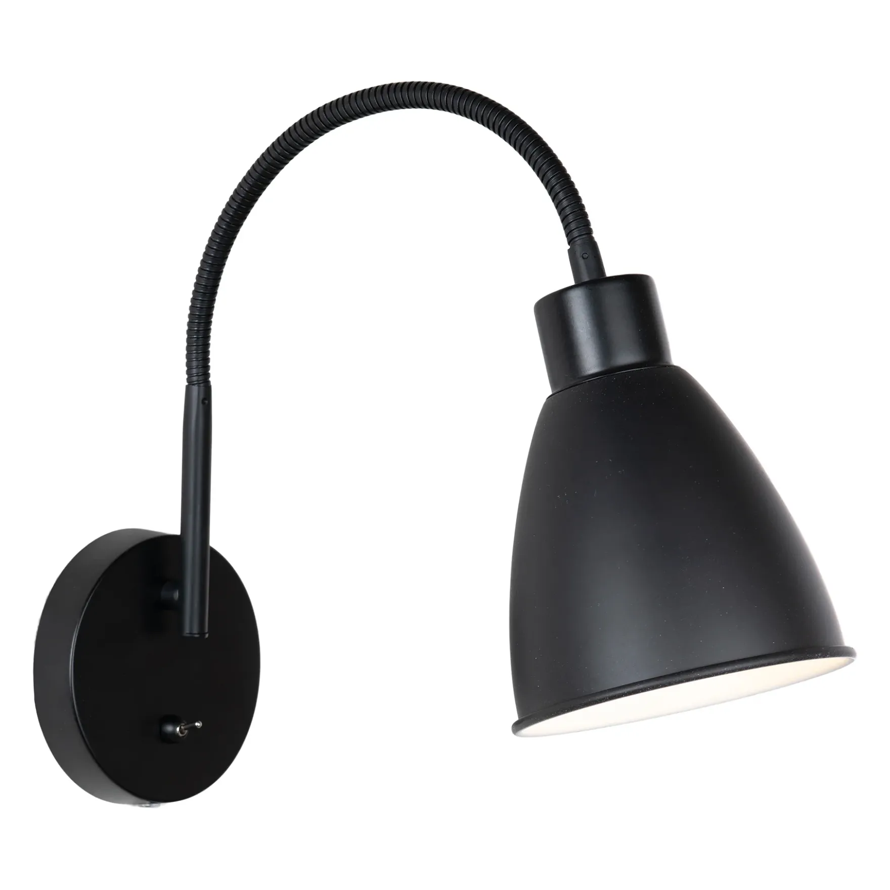 Vince vegglampe sort