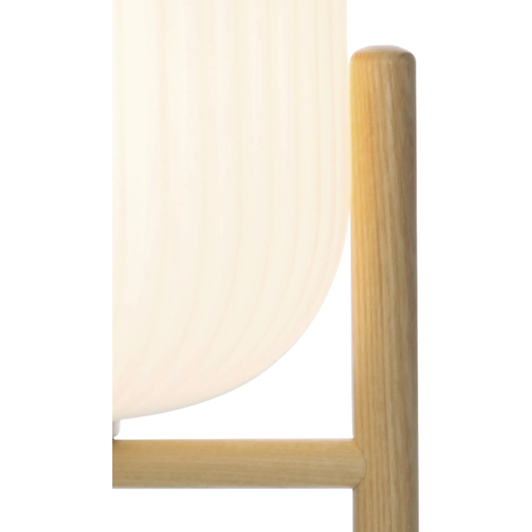 Vinda bordlampe liten opal/natur