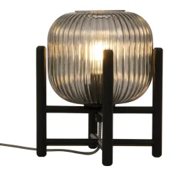 Vinda bordlampe liten sort/sotet