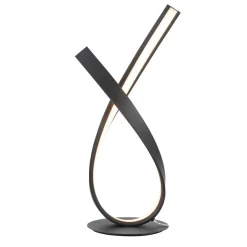 Vridning LED bordlampe sort