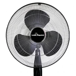 Wind gulvvifte sort/krom