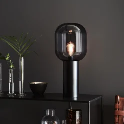 Yourk bordlampe sort/sotet
