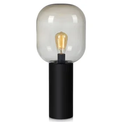 Yourk bordlampe sort/sotet