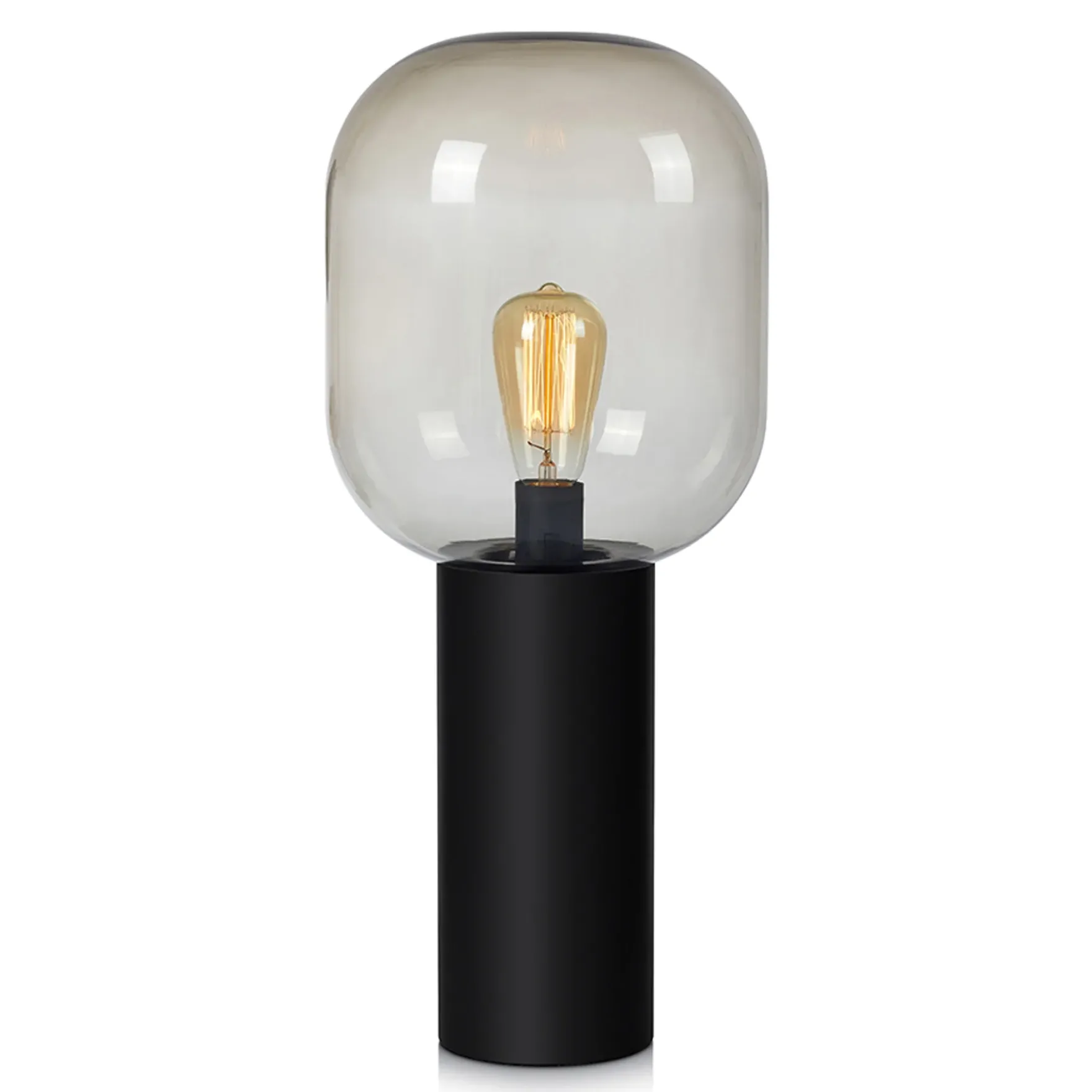 Yourk bordlampe sort/sotet